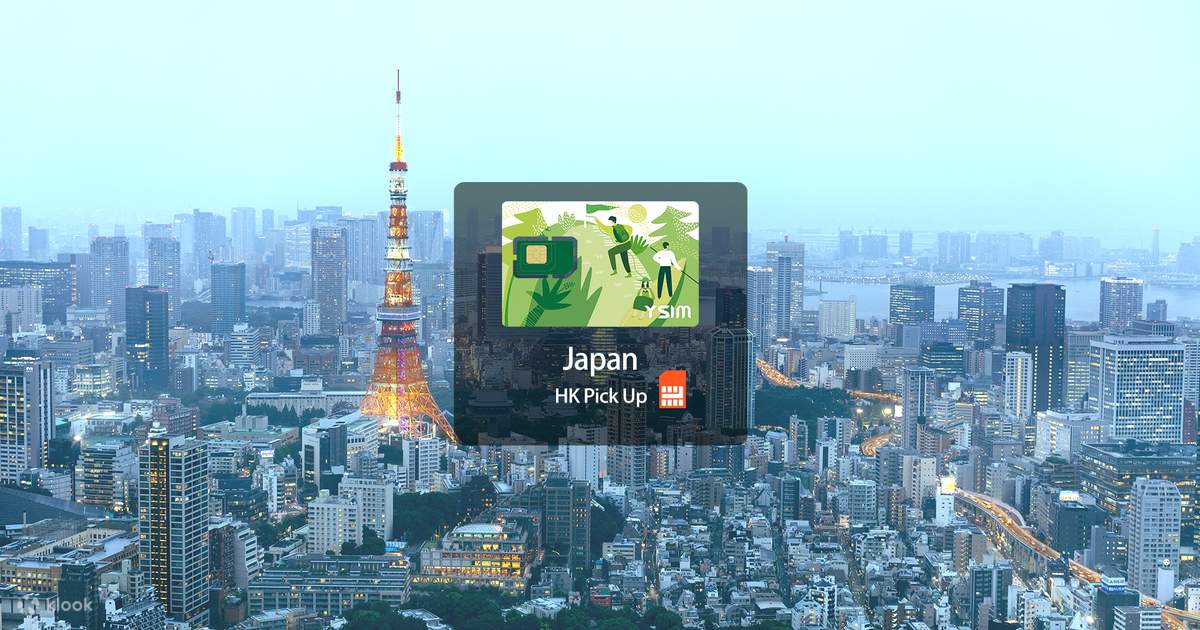 4G SIM Card (HK Pick Up) for Japan from YSIM Klook